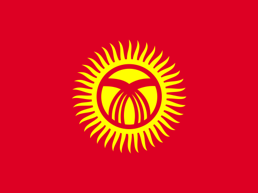 Flag of Kyrgyzstan