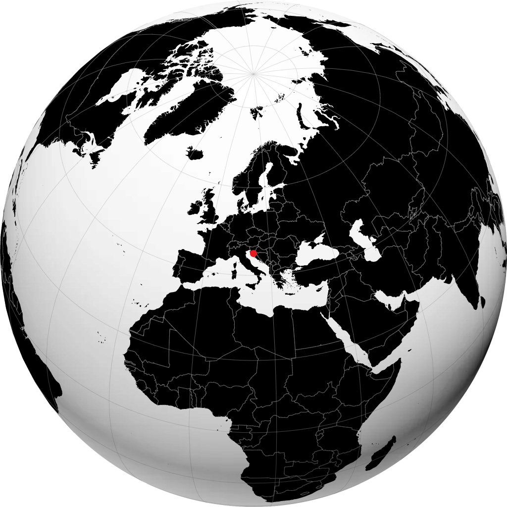 Baska on the globe