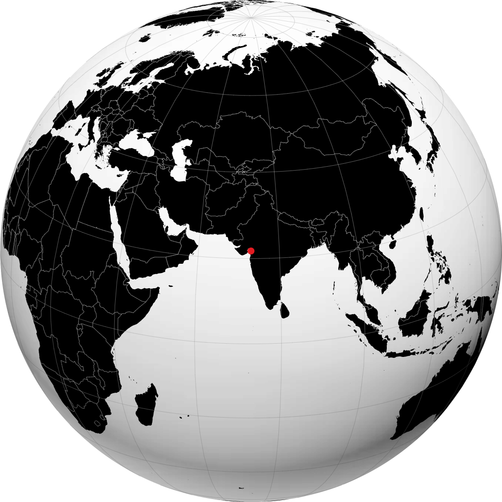 Bharuch on the globe