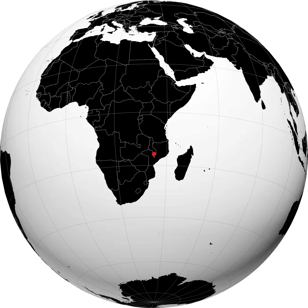 Blantyre on the globe