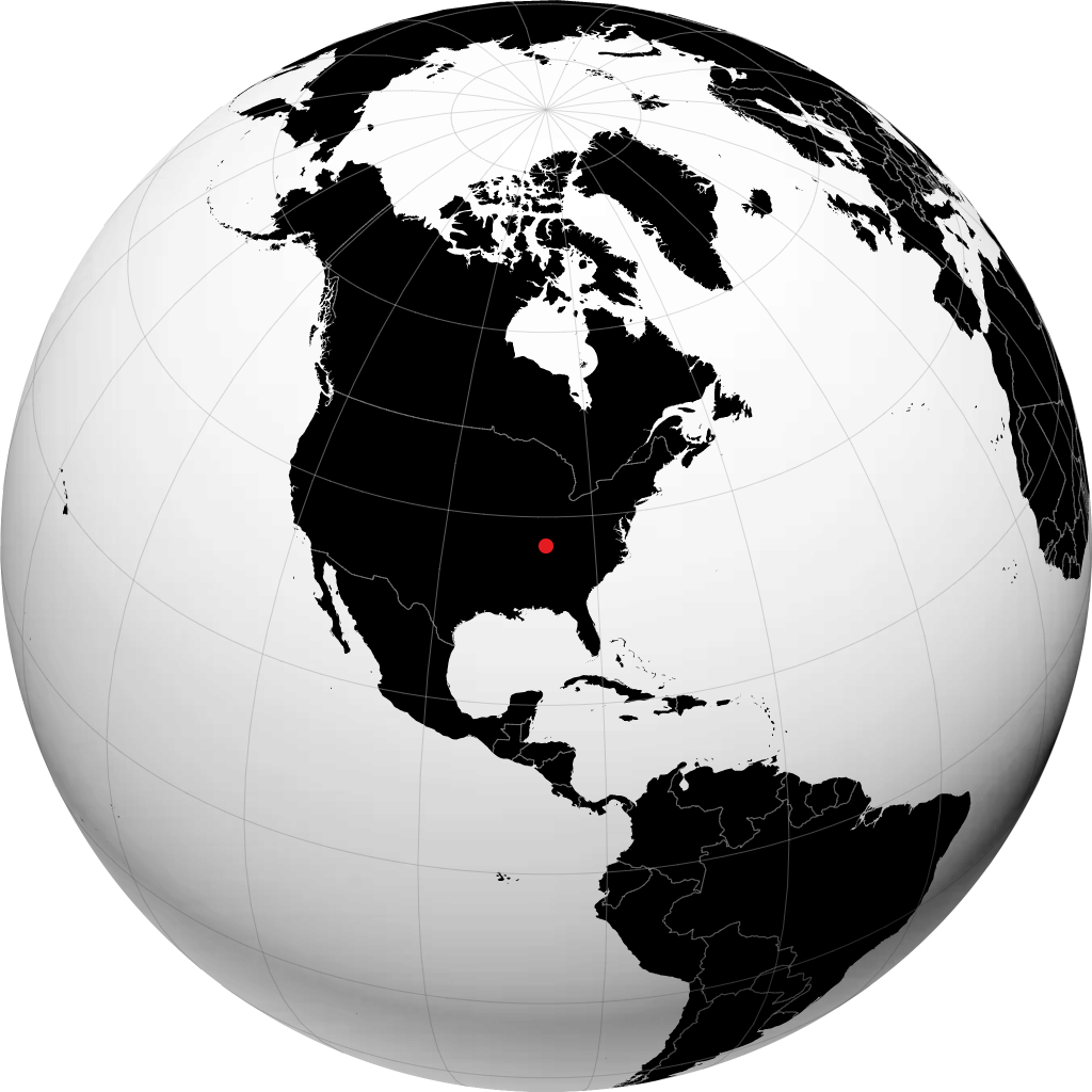 Bowling Green on the globe
