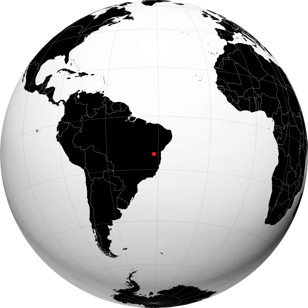 Brumado on the globe