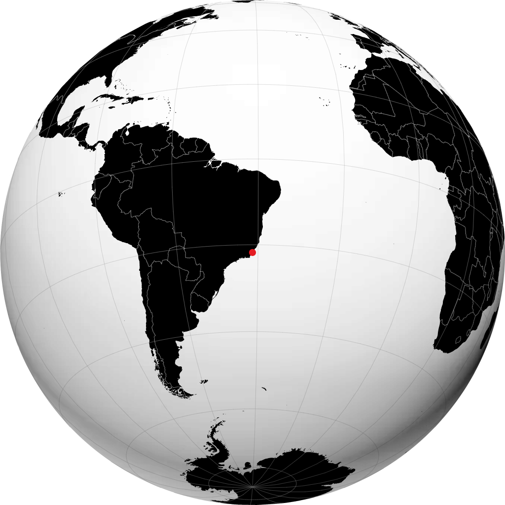 Campos dos Goytacazes on the globe