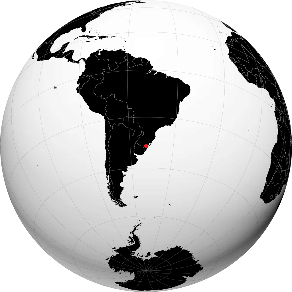 Cangucu on the globe