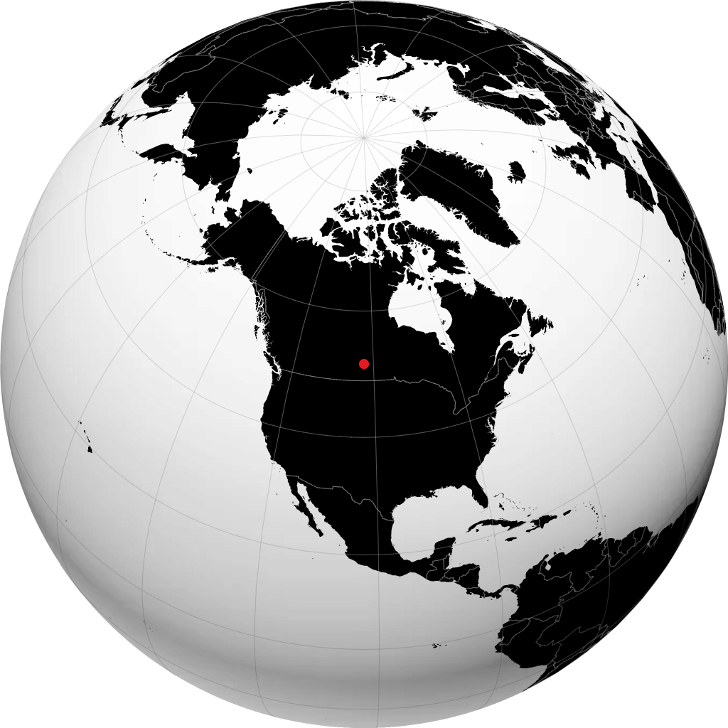 Canora on the globe