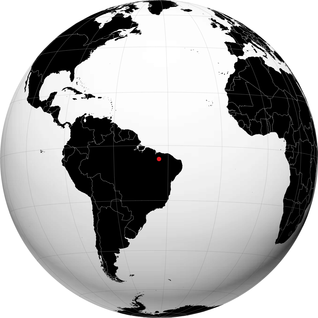 Caxias on the globe