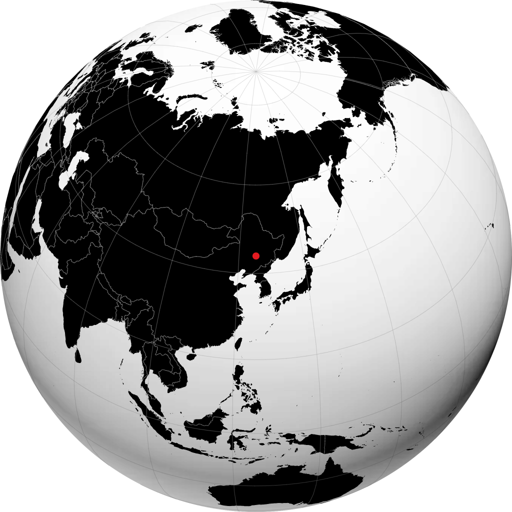 Changchun on the globe