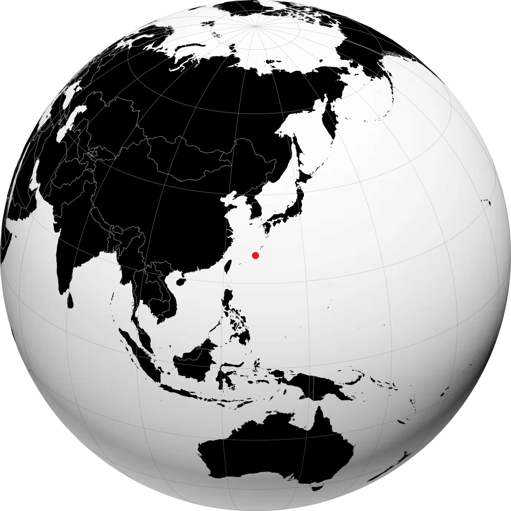 Chatan on the globe