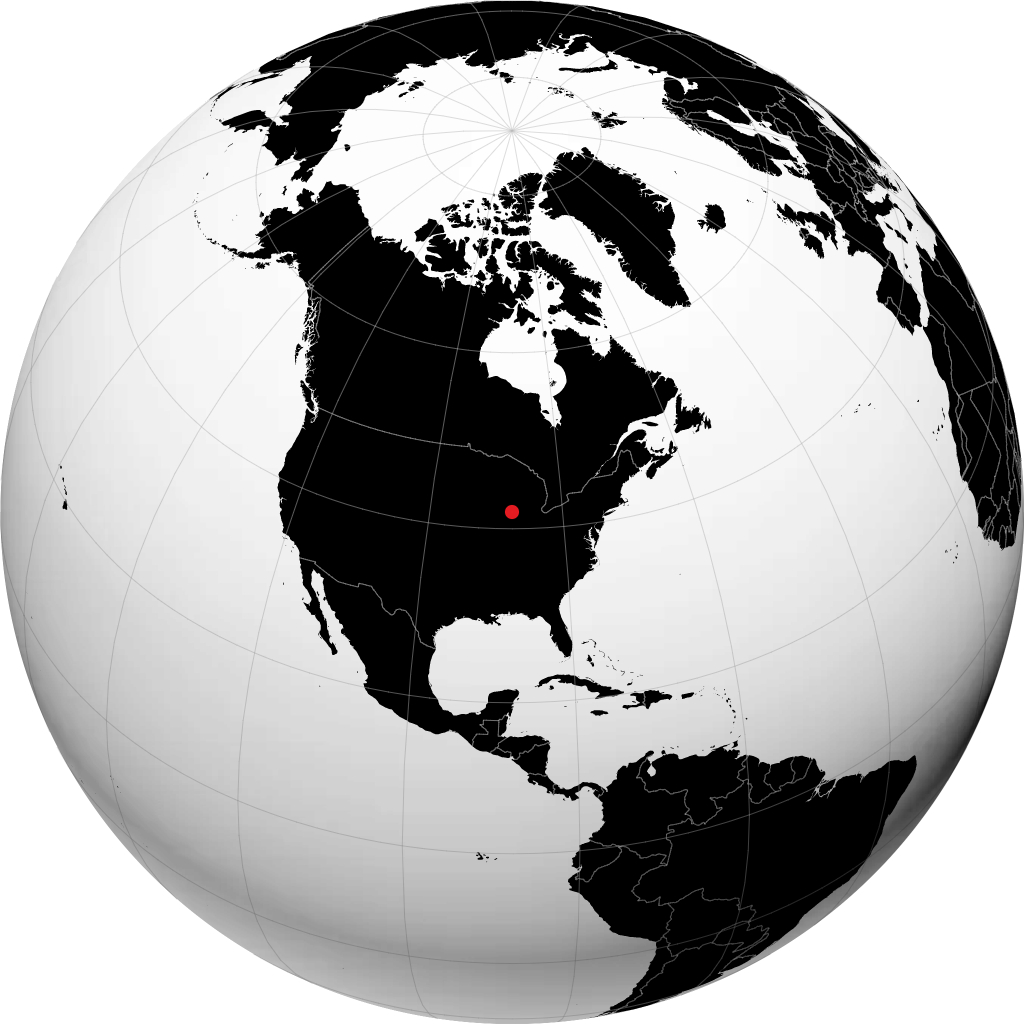Chicago on the globe