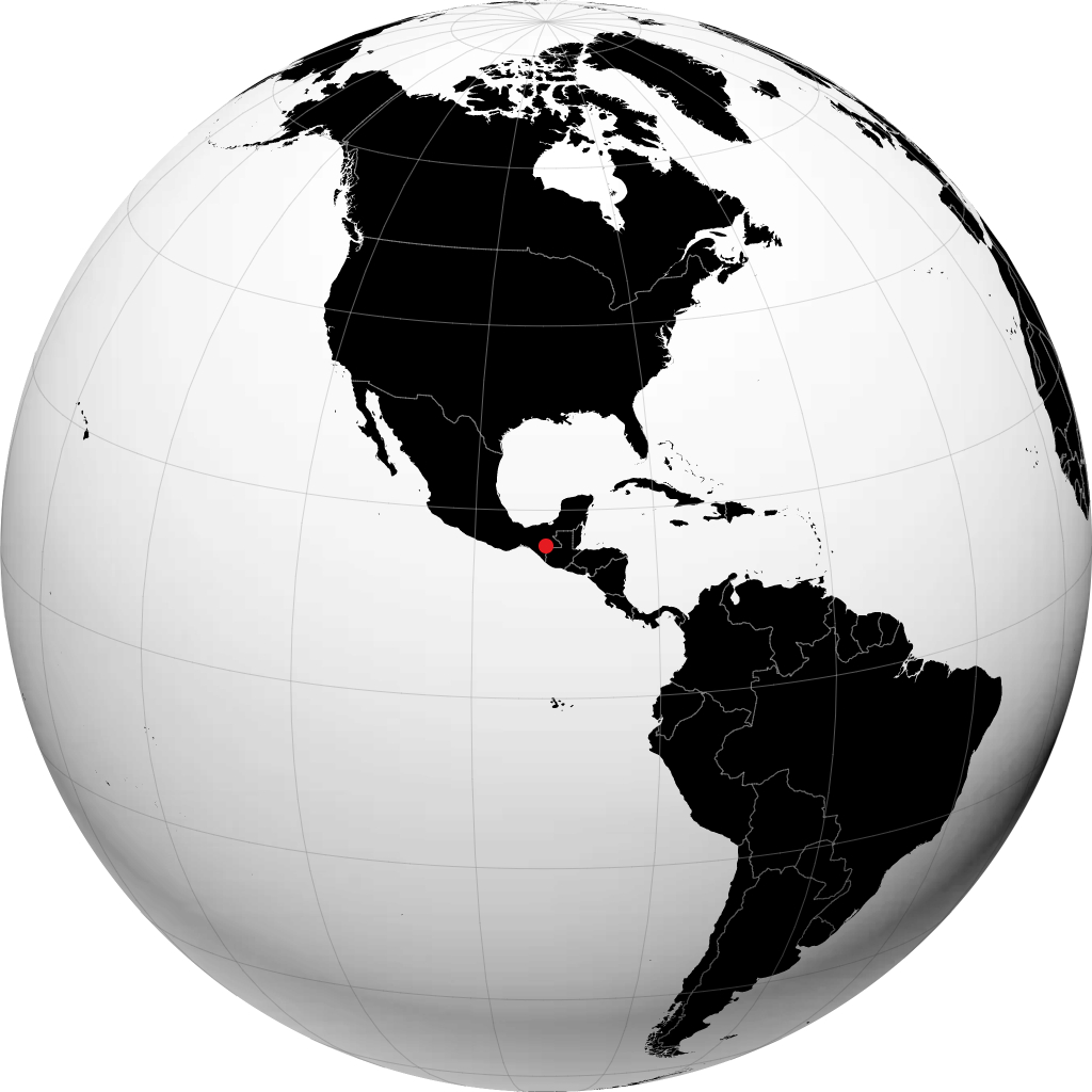 Comitán de Domínguez on the globe