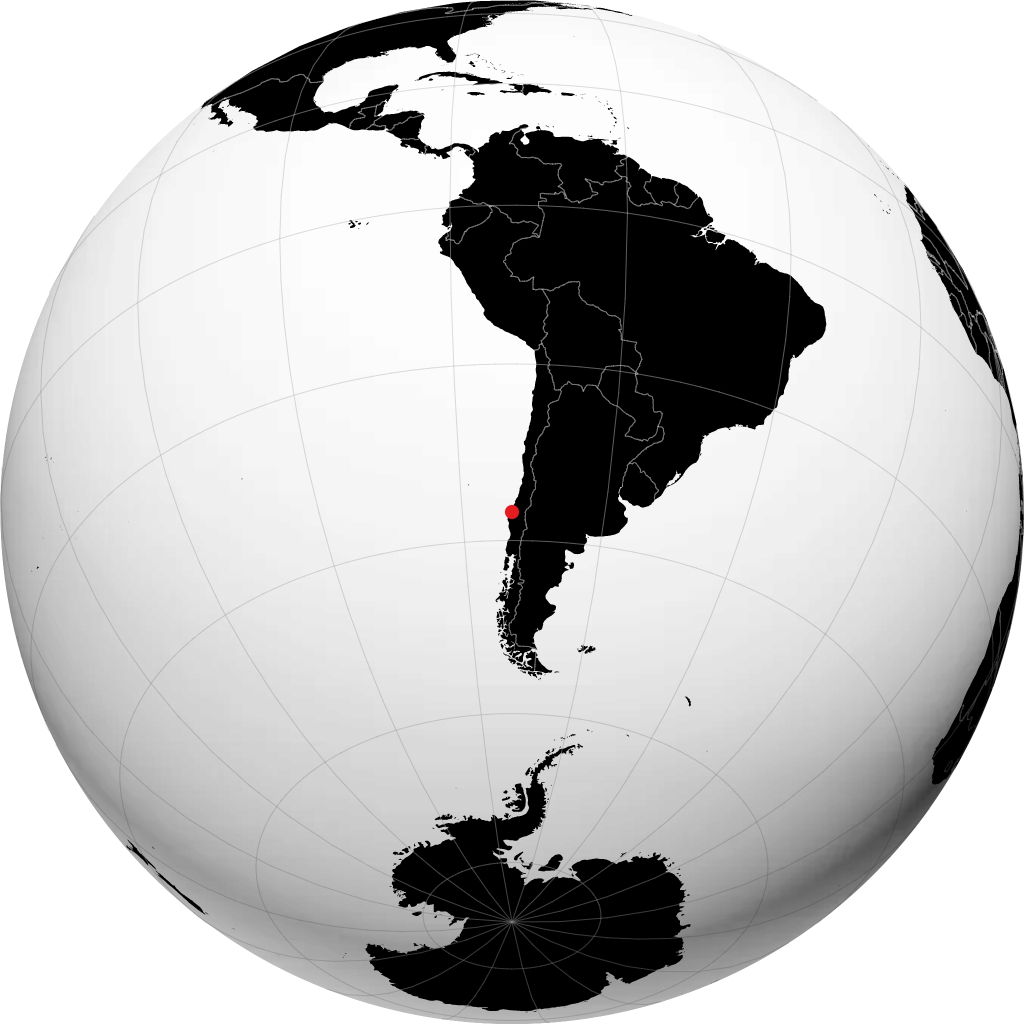 Concepción on the globe