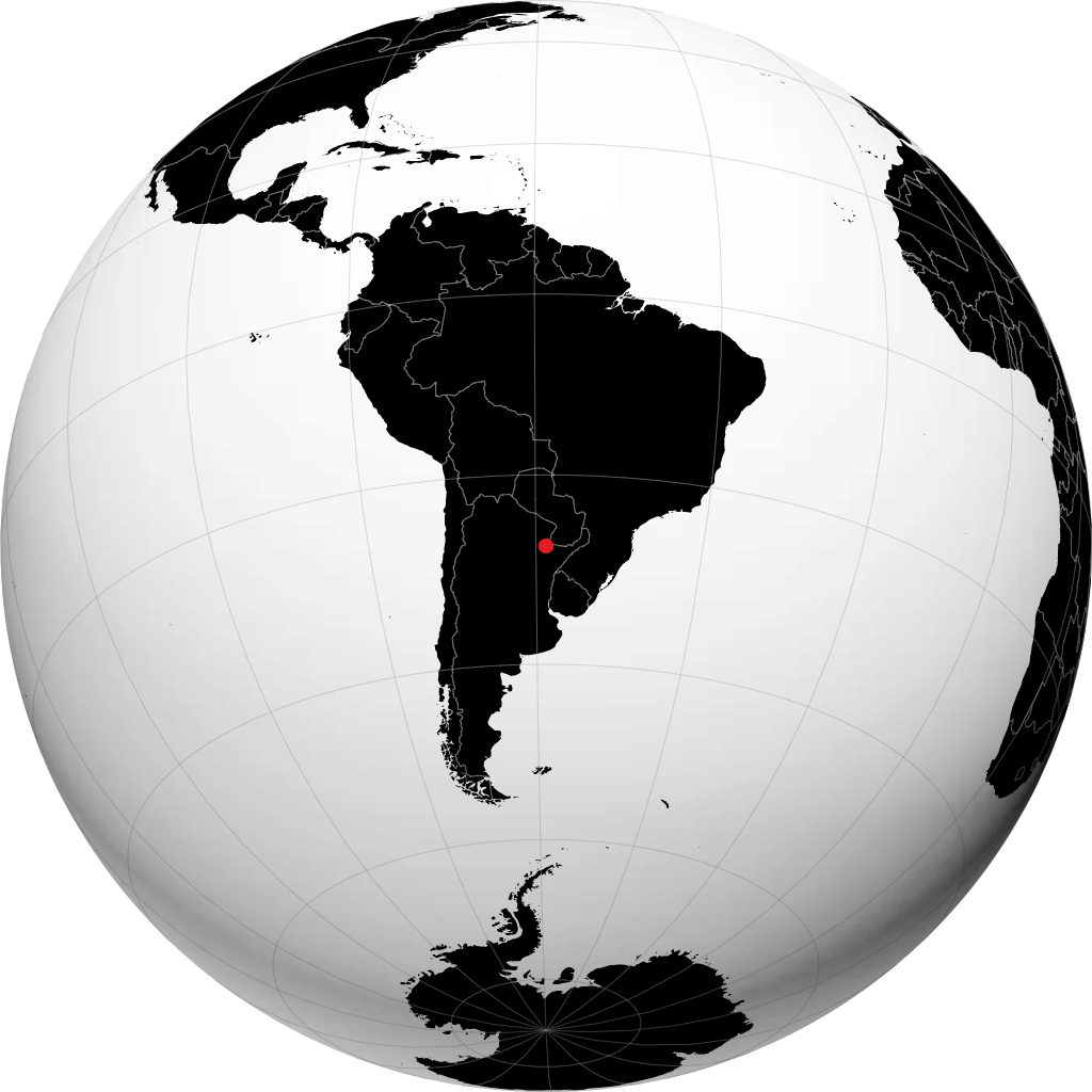 Corrientes on the globe