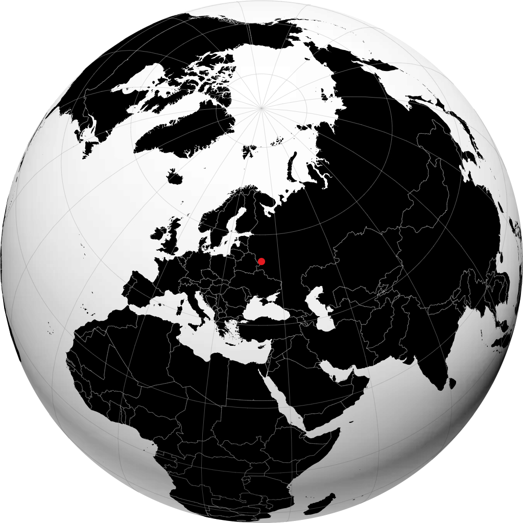 Desnogorsk on the globe