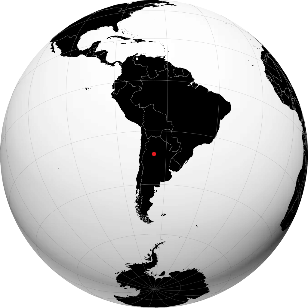 Frias on the globe