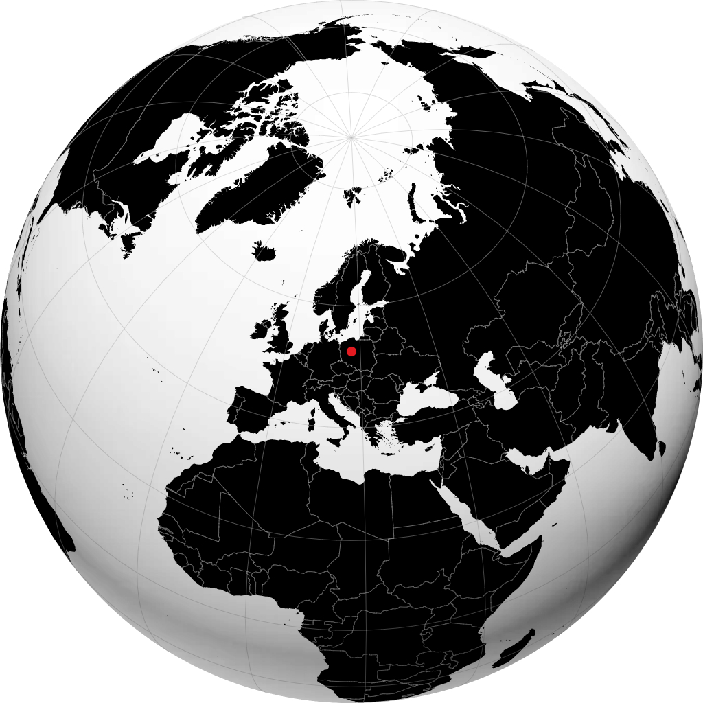 Gniezno on the globe