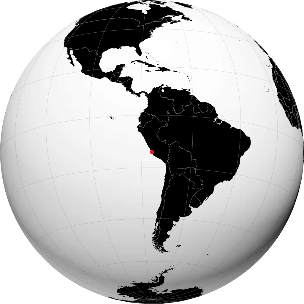 Ica on the globe