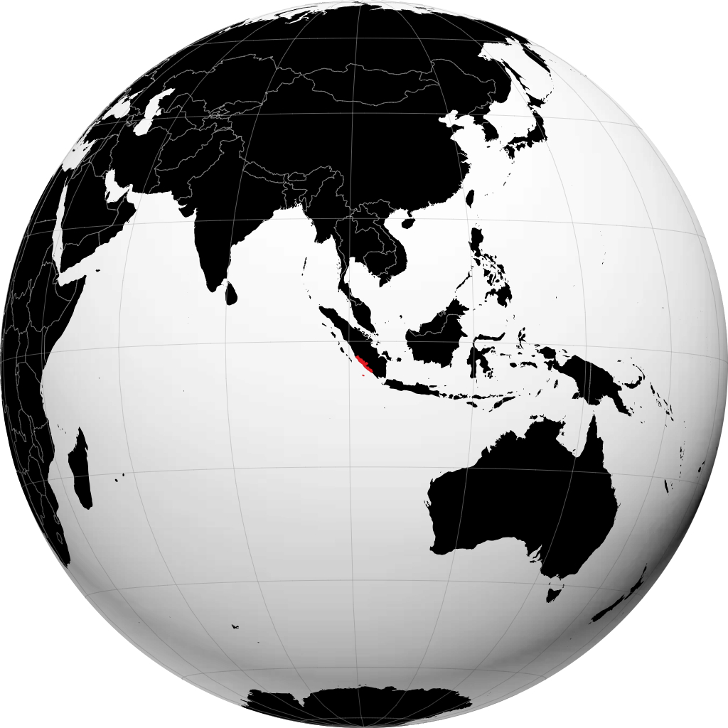 Propinsi Bengkulu on the globe