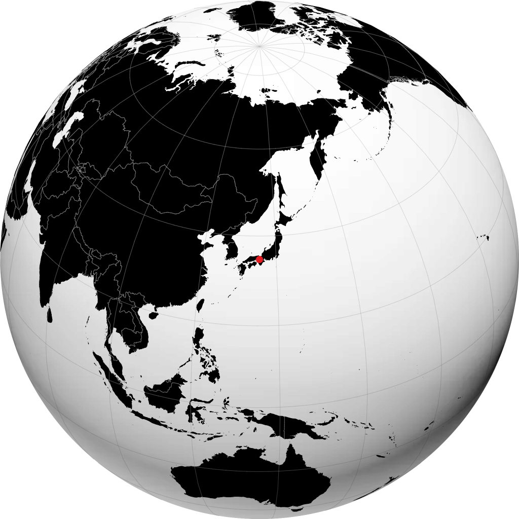 Ikeda on the globe