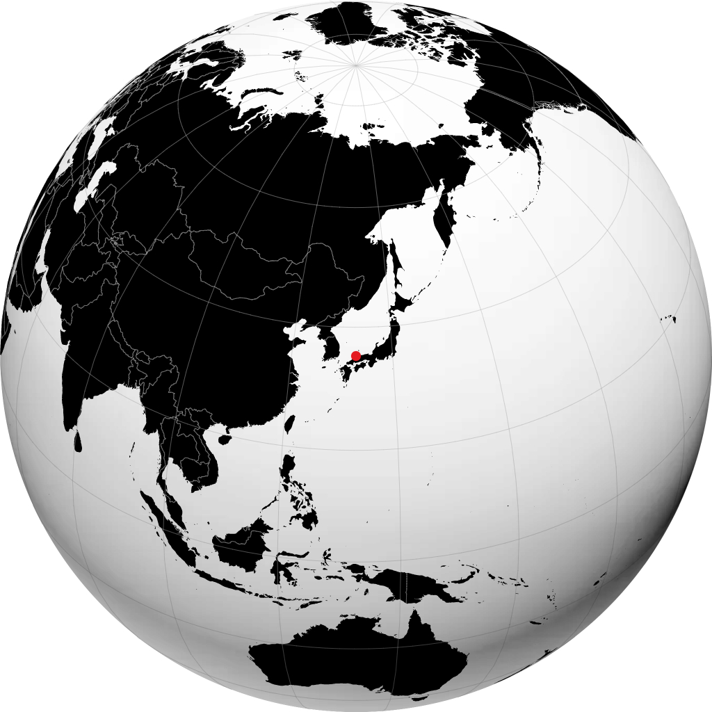 Izumo on the globe