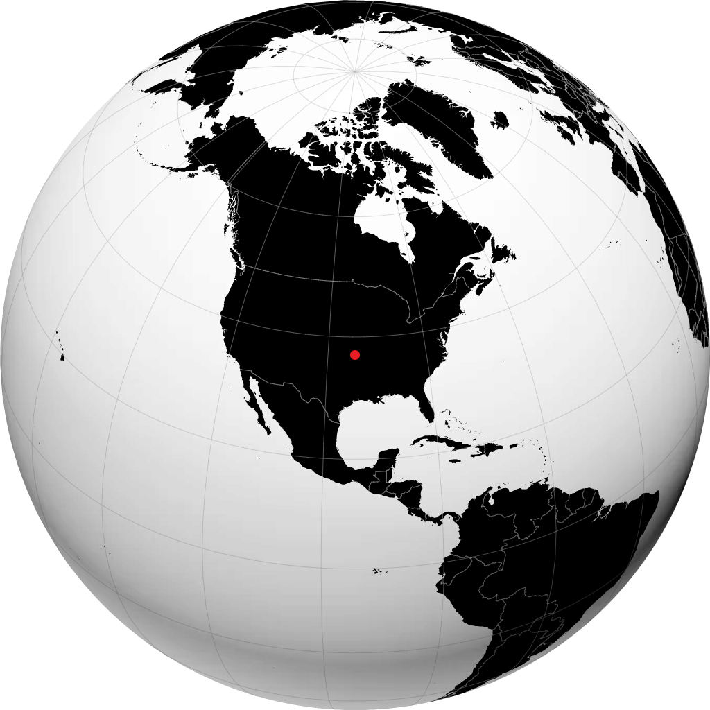 Joplin on the globe