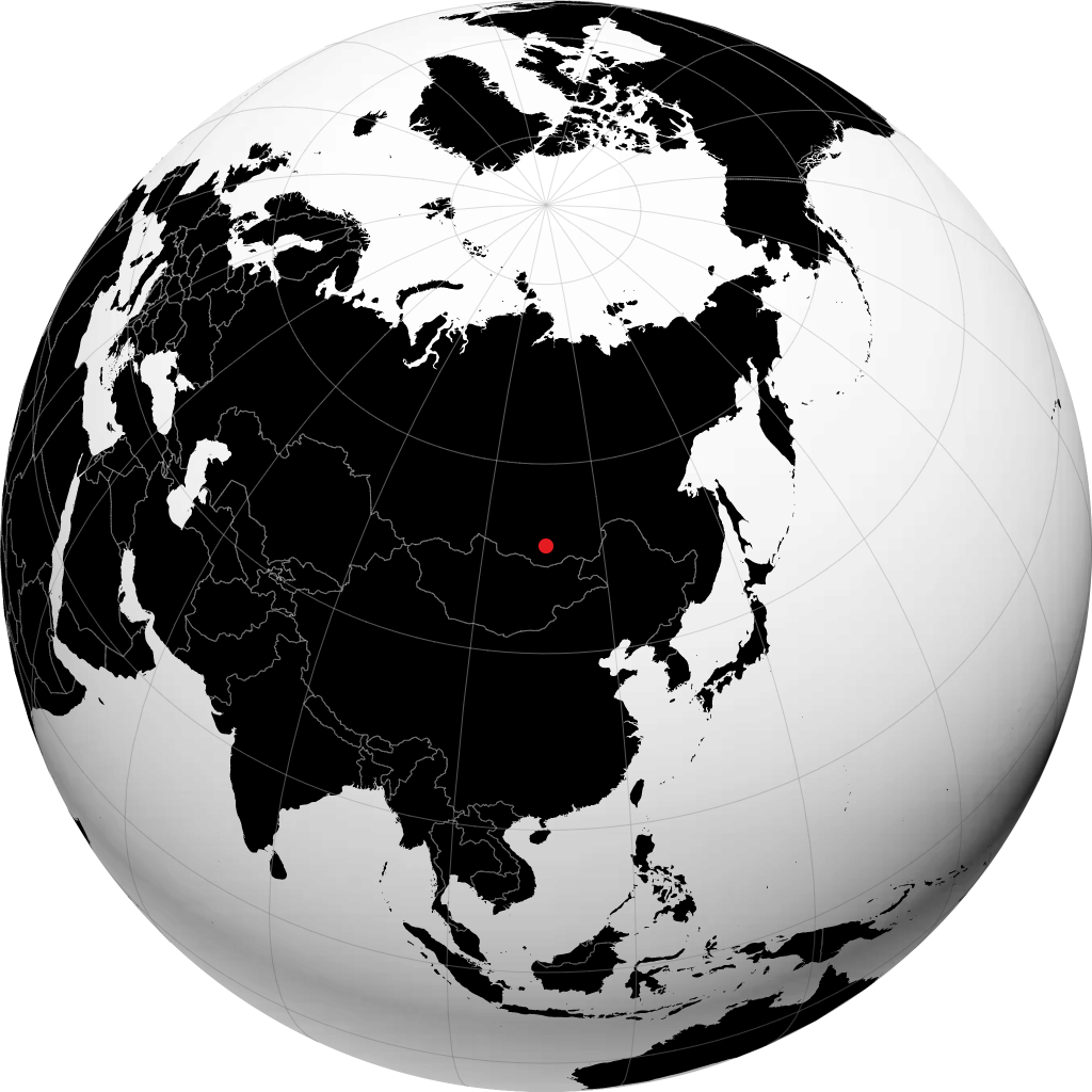 Khilok on the globe