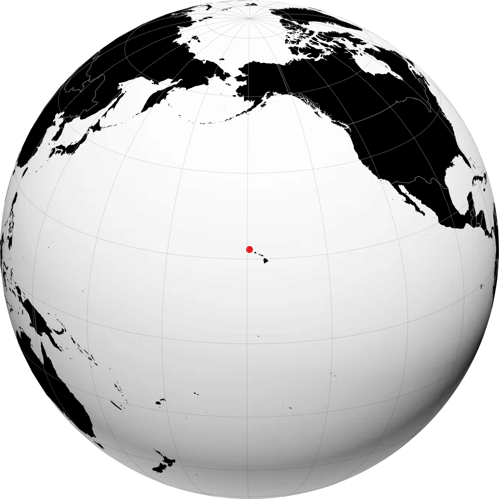 Kilauea on the globe