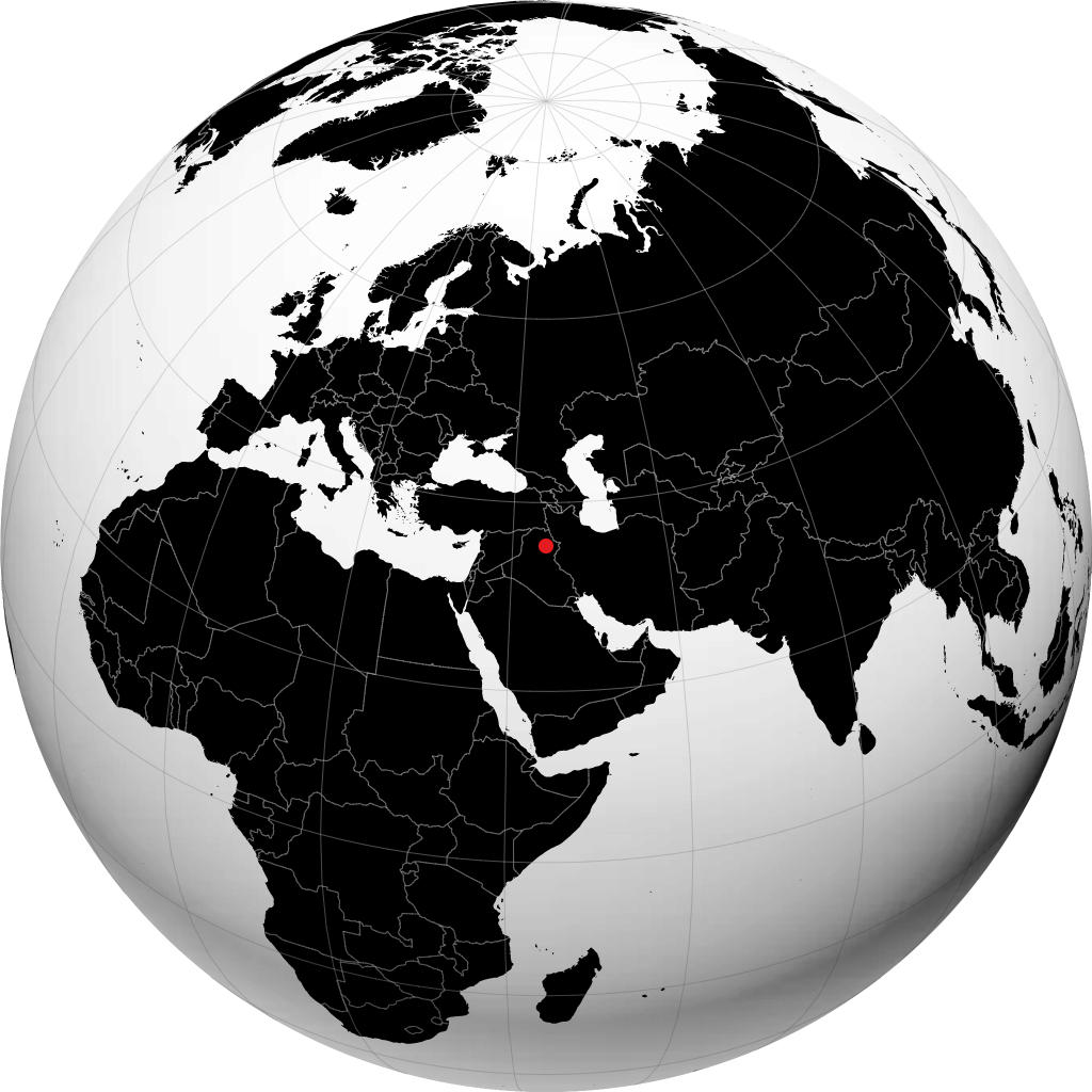 Kirkuk on the globe