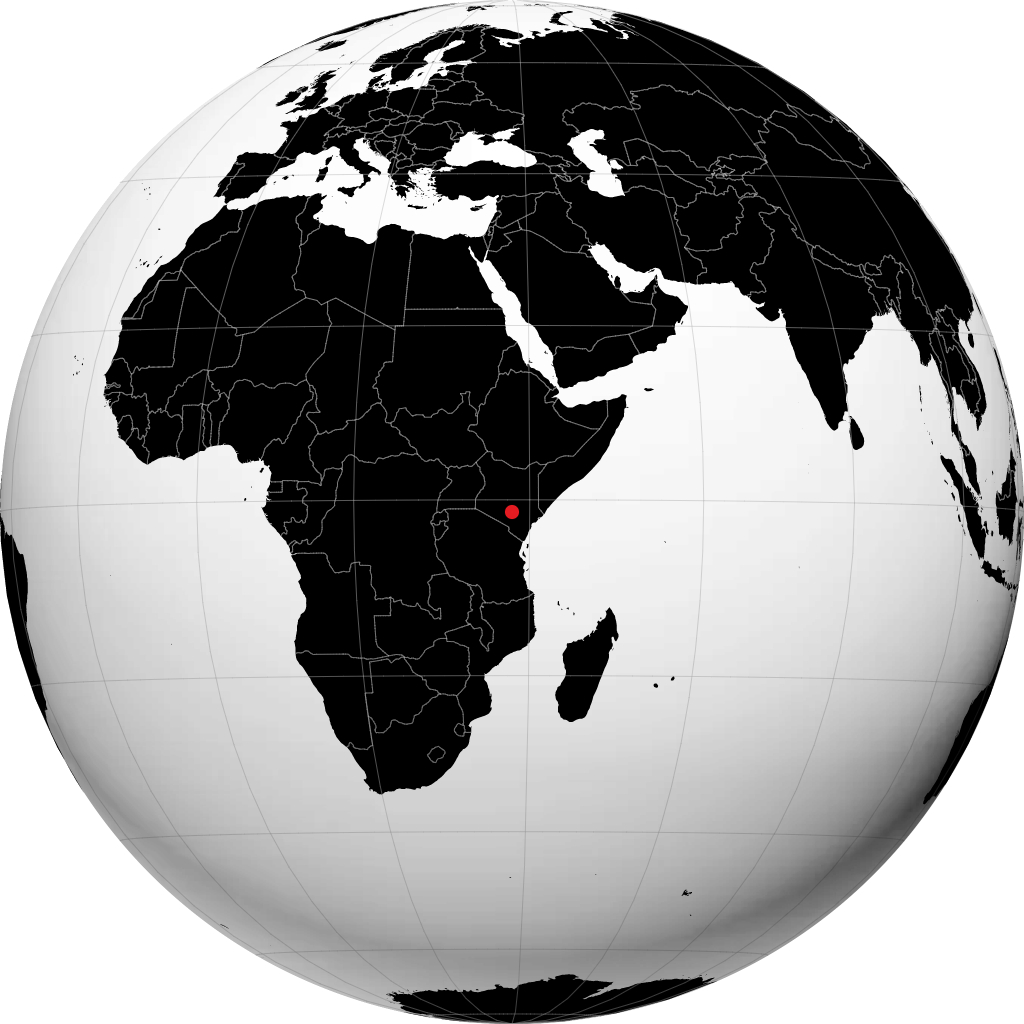 Kitui on the globe