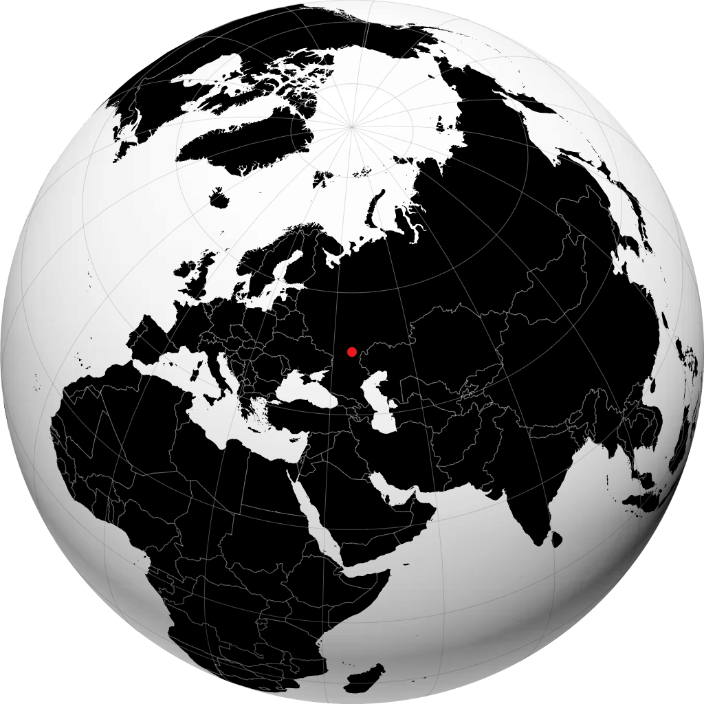 Kotovo on the globe