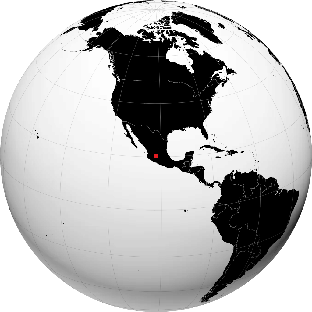 La Piedad de Cabadas on the globe