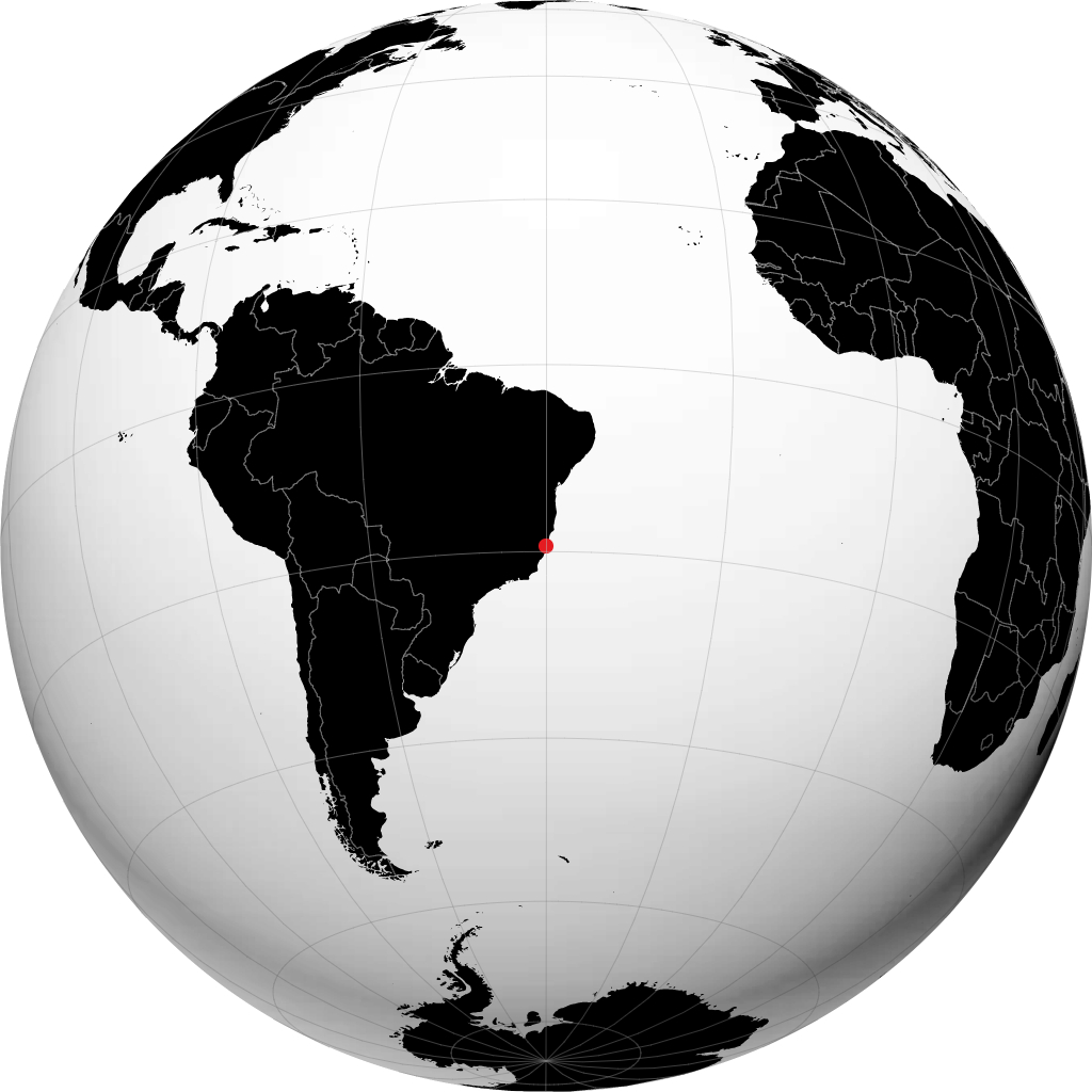 Linhares on the globe