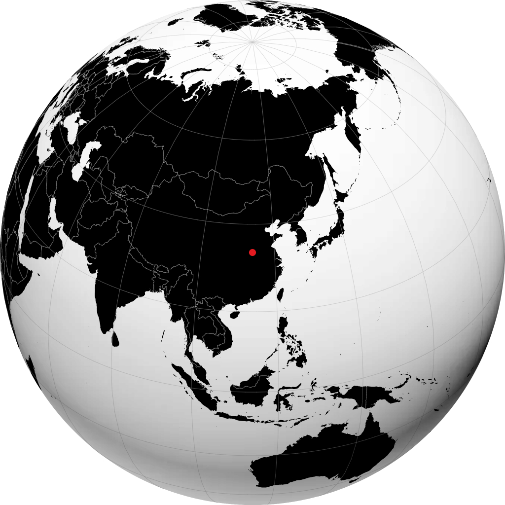 Luohe on the globe