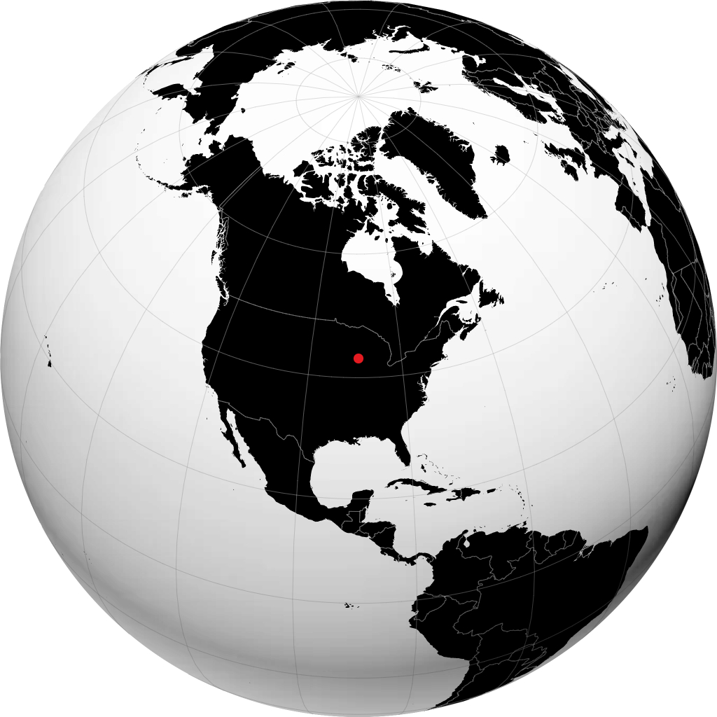 Madison on the globe