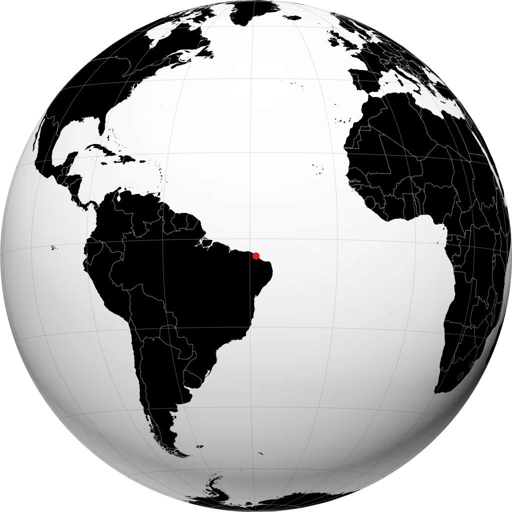 Maracanau on the globe