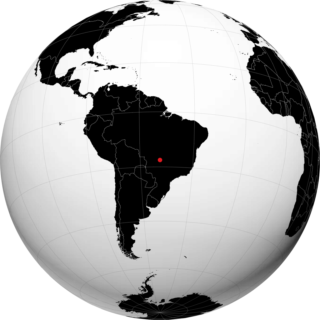 Mineiros on the globe