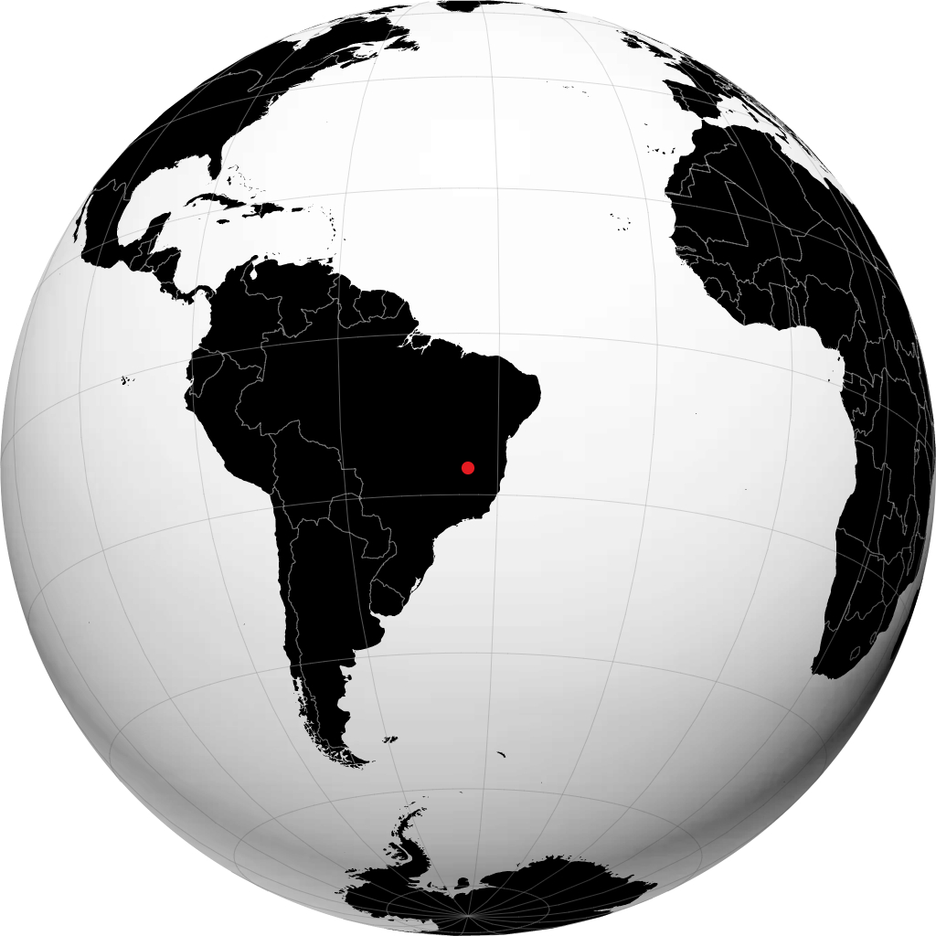 Montes Claros on the globe