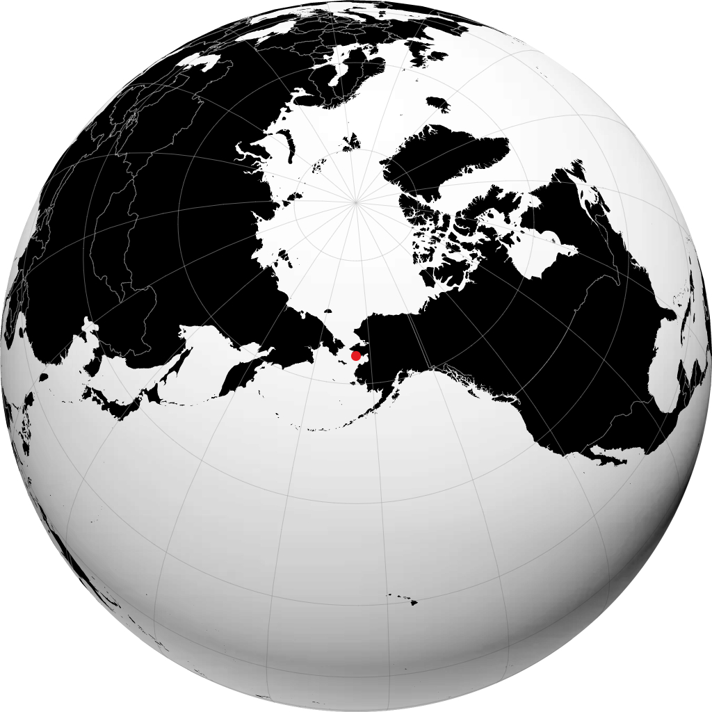 Nome on the globe