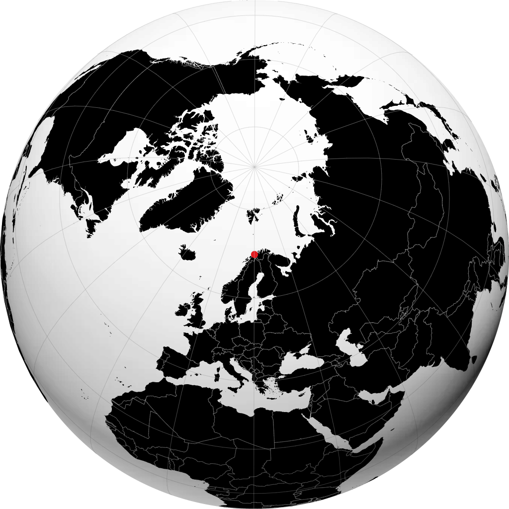 Nordlenangen on the globe