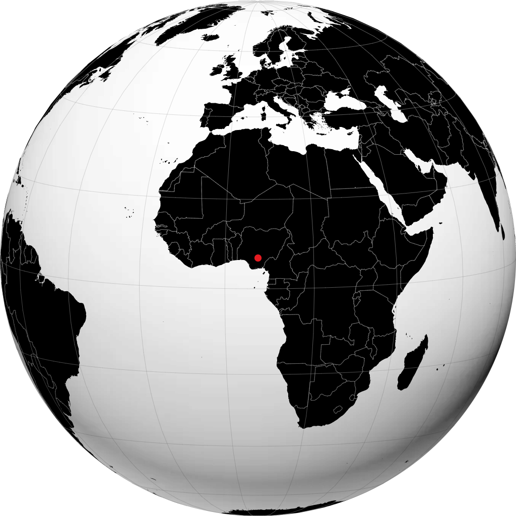 Nsukka on the globe