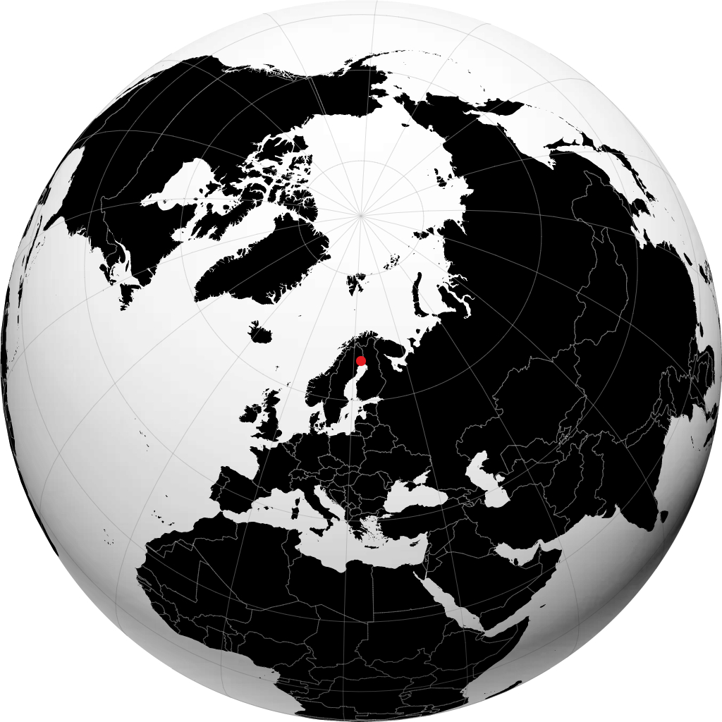 OEverkalix on the globe