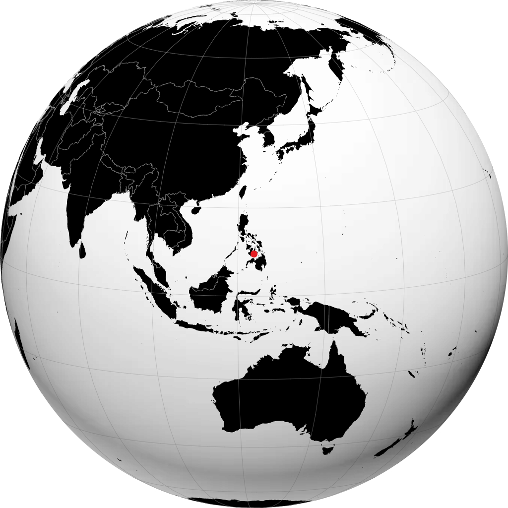 Panglao on the globe