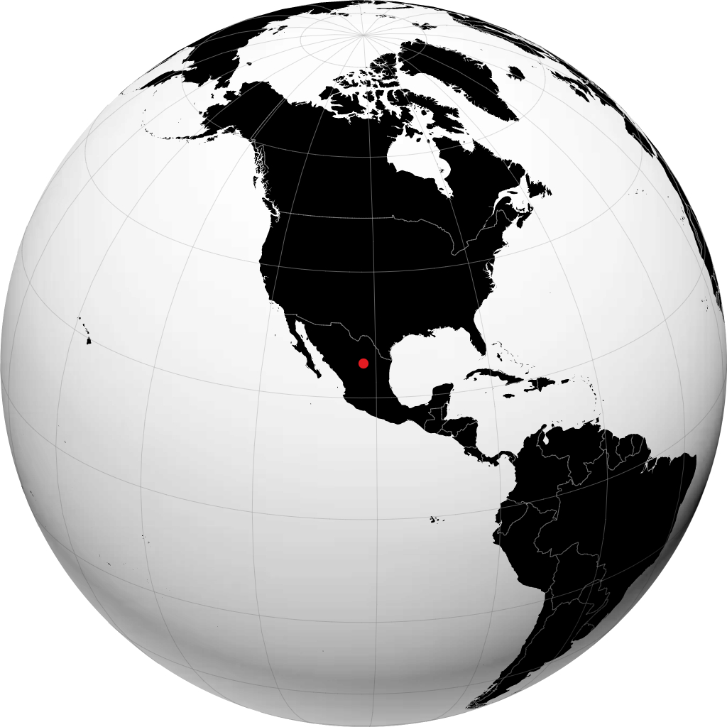 Parras de la Fuente on the globe
