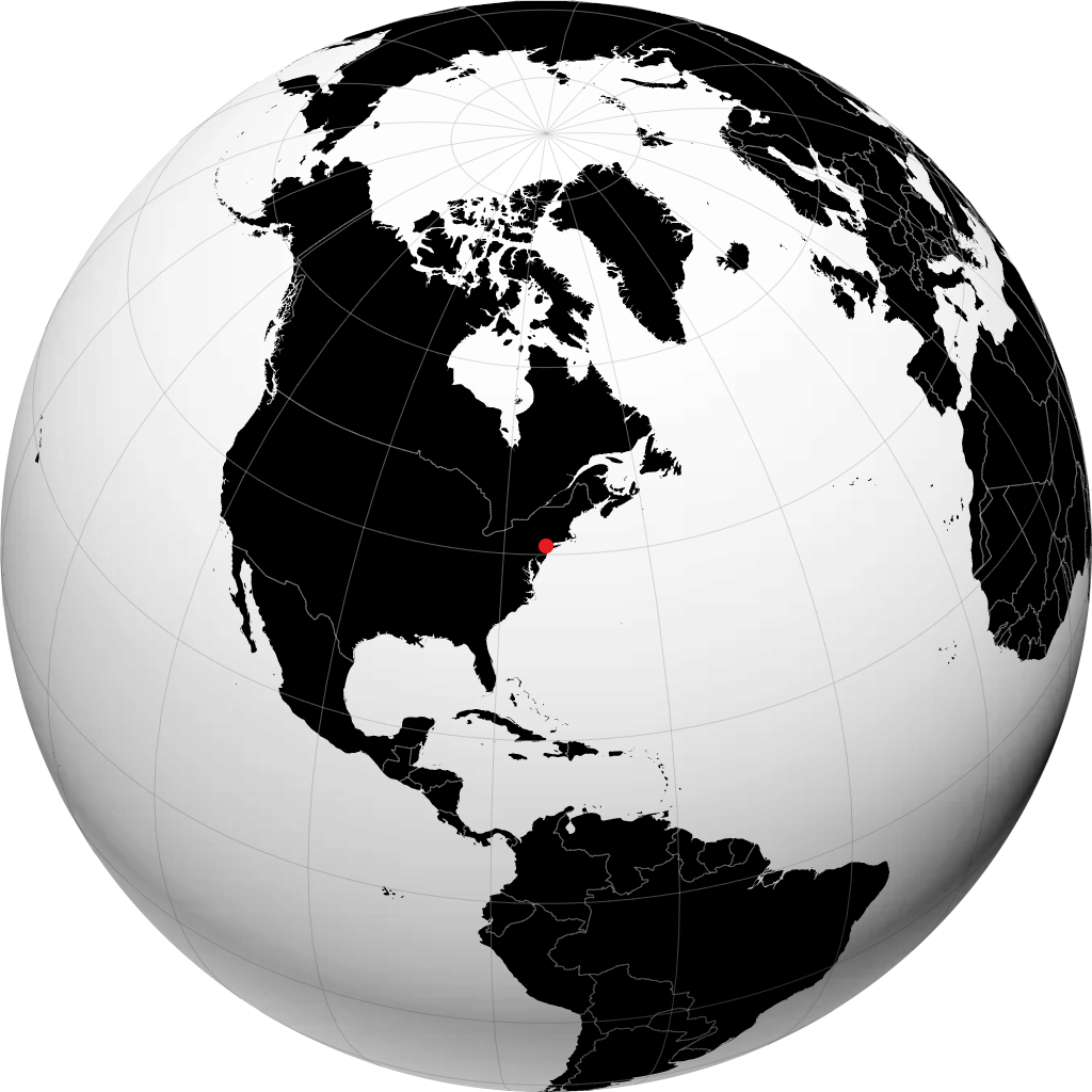 Paterson on the globe