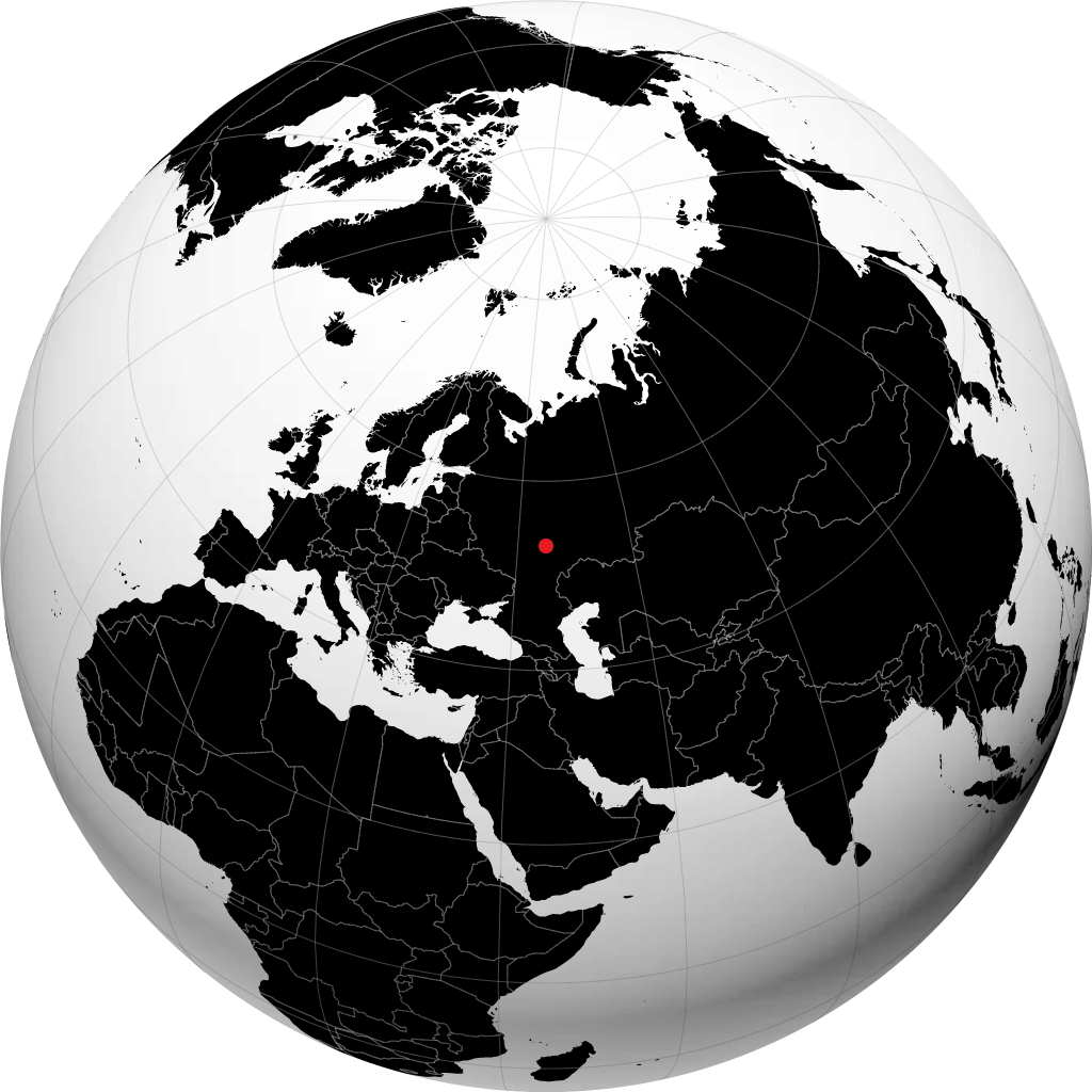 Penza on the globe