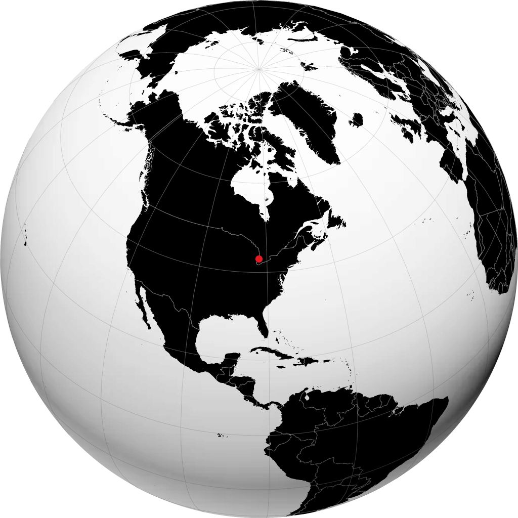 Sarnia on the globe