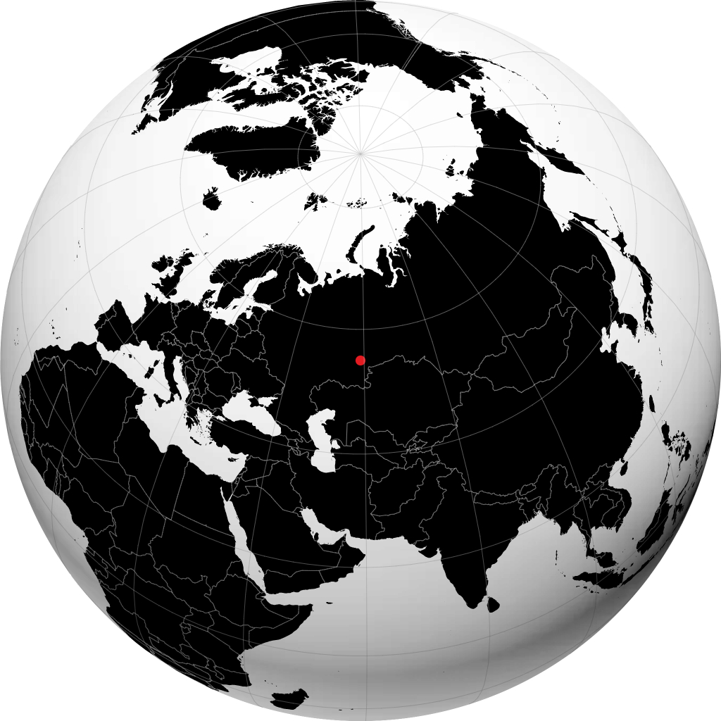 Satka on the globe