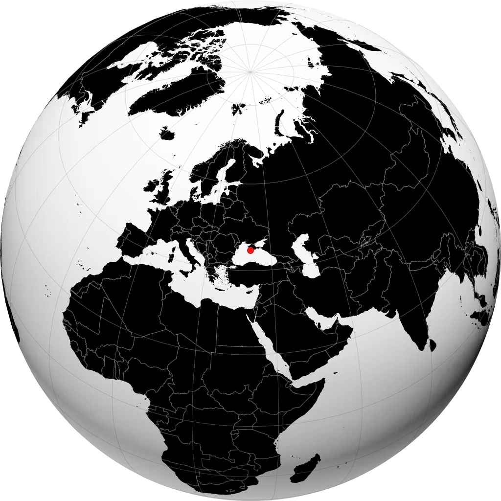 Sebastopol on the globe