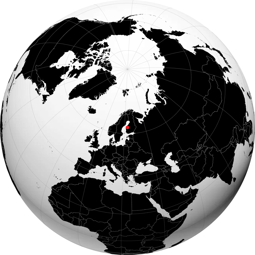 Seinäjoki on the globe