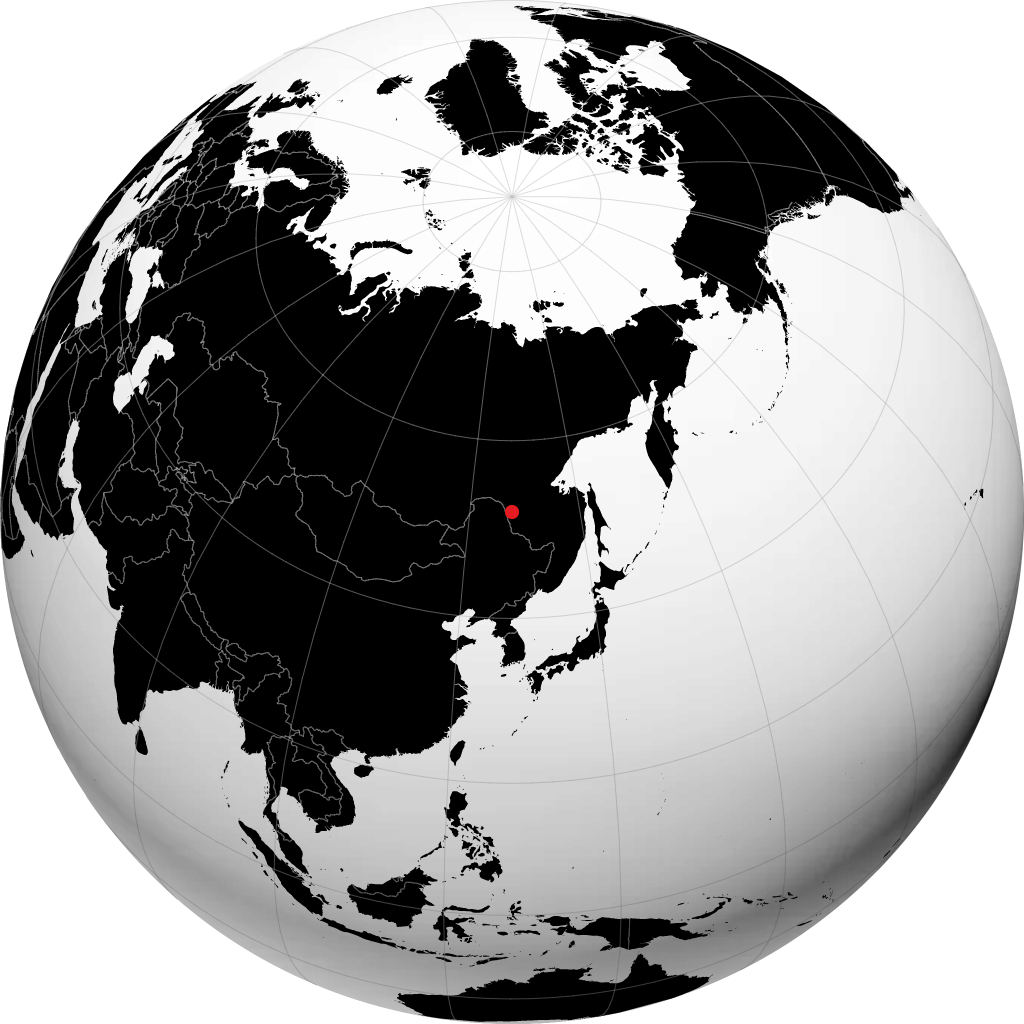 Shimanovsk on the globe