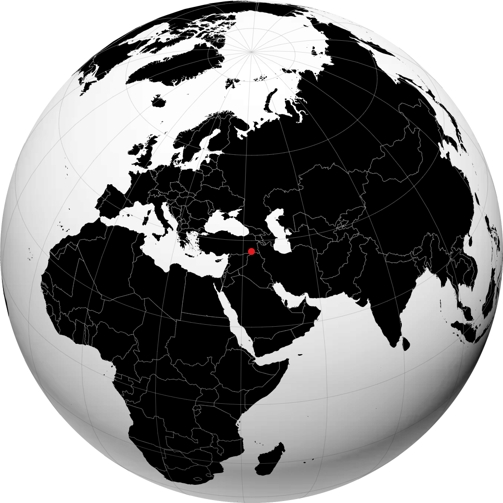 Sirnak on the globe